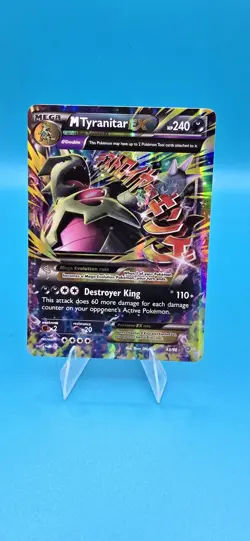 M Tyranitar EX 43/98 Holo Rare EX Ancient Origins Pokemon MP - Image 1