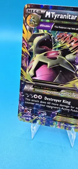 M Tyranitar EX 43/98 Holo Rare EX Ancient Origins Pokemon MP - Image 4