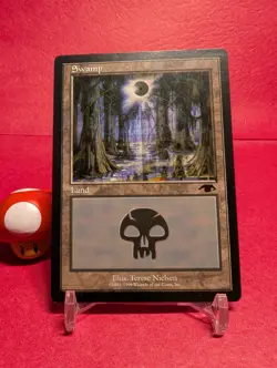 MTG GURU SWAMP PROMO LAND 1999 TERESE NIELSEN - Image 1