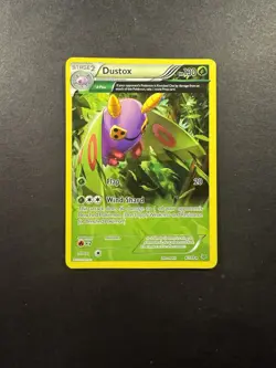 Dustox 8/108 Rare Roaring Skies Pokemon Reverse Holo Lightly Played - Image 1