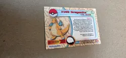 2000 Topps Pokemon TV Animation Edition Series 3 Holo Foil #149 Dragonite - Image 3