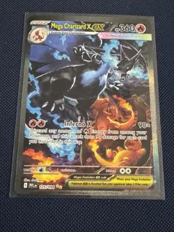 Pokemon TCG Phantasmal Flames Mega Charizard X Ex 125/094 SIR NM - Image 1