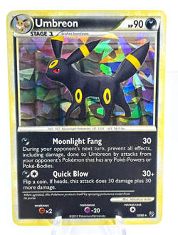 Umbreon 10/90 - Undaunted - Cracked Ice Holo - Pokemon - LP - Image 1