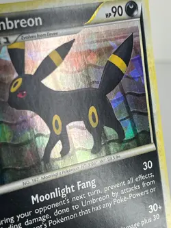 Umbreon 10/90 - Undaunted - Cracked Ice Holo - Pokemon - LP - Image 2