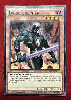 YuGiOh! Dark Grepher - SDPD-EN017 - 1st Edition - Common - Image 1