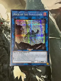 Yugioh Rock Of The Vanquisher Prismatic Secret Rare MP24 - Image 1