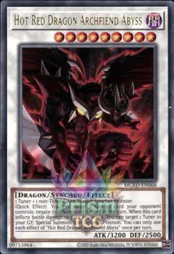 Hot Red Dragon Archfiend Abyss rare MGED-EN068 Yugioh - Image 1