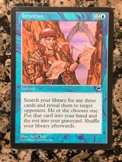 MTG Intuition x1 Tempest, Magic the Gathering - Image 1