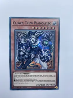 BLZD-EN015 Clown Crew Biancaviso Super Rare 1st Ed YuGiOh - Image 1