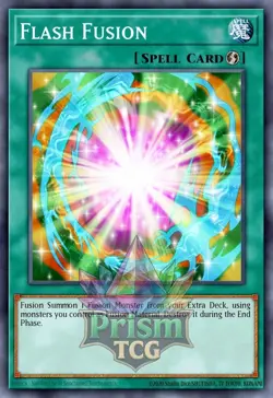 Flash Fusion super rare DRLG-EN016 Yugioh - Image 1