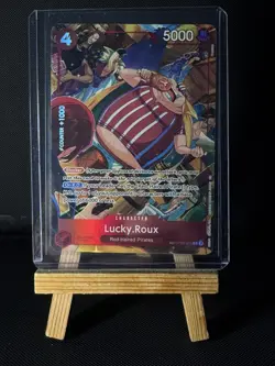 Lucky.Roux TR OP09-015 Alt Art One Piece TCG a Fist of Divine Speed - Image 1