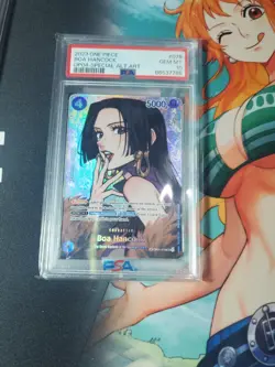2023 ONE PIECE OP04-KINGDOMS OF INTRIGUE #078 BOA HANCOCK PSA 10 SP ALT ART - Image 1