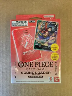 One Piece TCG 2025 Luffy Edition Sound Loader Japanese NEW & SEALED *free ship!* - Image 1