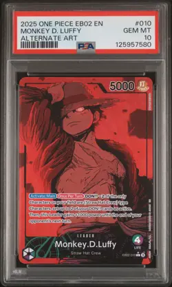 MONKEY D. LUFFY 2025 ONE PIECE EB02-EXTRA BOOSTER -ANIME 25TH COLLECTION- #01... - Image 1