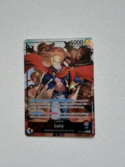 OP15-002 Lucy Alt Art Leader Adventure on KAMI's Island One Piece TCG English - Image 1