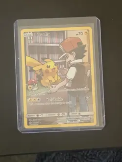 Pikachu Secret Rare 241/236 Cosmic Eclipse SM12 Pokemon Card Sun & Moon NM/M - Image 1