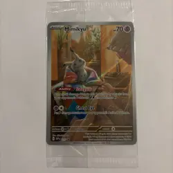 Mimkyu Black Star Promo Pokemon Card SVP 075 Scarlet & Violet SEALED! - Image 1