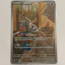 Mimkyu Black Star Promo Pokemon Card SVP 075 Scarlet & Violet SEALED! - Image 2