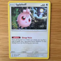 IGGLYBUFF 168/236 POKEMON CARD (COSMIC ECLIPSE SET) - Image 1