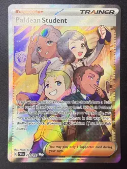 Paldean Student 231/091 Holo Ultra Rare S & V Paldean Fates Pokemon Card | NM - Image 1
