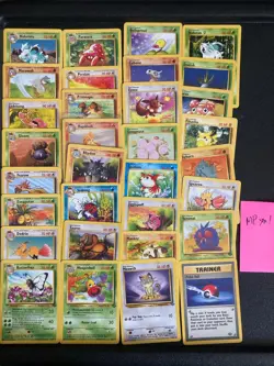 Pokemon Jungle Uncommon/Common Complete Set x32 Cards - Played Condition #1 - Image 1