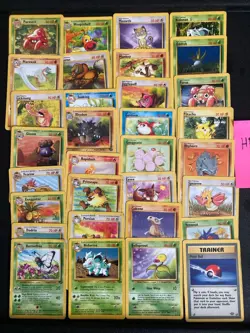 Pokemon Jungle Uncommon/Common Complete Set x32 Cards - Heavy Play Condition #1 - Image 1