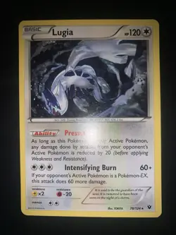 Pokemon Card Lugia Fates Collide 78/124 Eng English Rare - Image 1