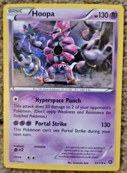 Pokemon Card HOOPA Holo 51/114 NM - Image 1