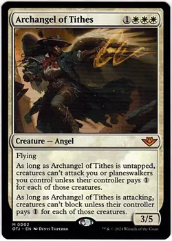 MTG Outlaws of Thunder Junction Archangel of Tithes (Mythic) - Image 1