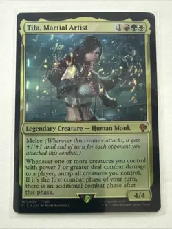 Tifa, Martial Artist Commander: Final Fantasy Foil MTG Magic The Gathering - Image 1