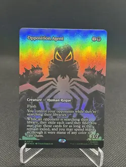 Opposition Agent (Borderless) Foil M Marvel Universe Eternal-Legal 19 NM - Image 1