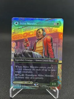 Miles Morales (0200) (Borderless) Foil M Marvel's Spider-Man 200 NM - Image 1