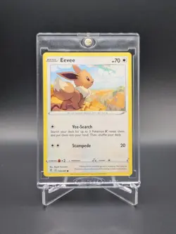POKEMON Eevee 125/203 SWSH07: Evolving Skies Regular NEAR MINT NM - Image 1