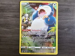 2022 Pokemon SWSH Lost Origin SNORLAX TG10/TG3 Ultra Rare Trainer Gallery - Image 1