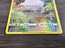 2022 Pokemon SWSH Lost Origin SNORLAX TG10/TG3 Ultra Rare Trainer Gallery - Image 2