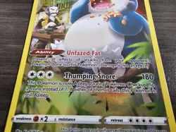 2022 Pokemon SWSH Lost Origin SNORLAX TG10/TG3 Ultra Rare Trainer Gallery - Image 4