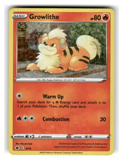 Growlithe 004/015 Holo Promo McDonald's Promos 2022 Pokemon Near Mint - Image 1