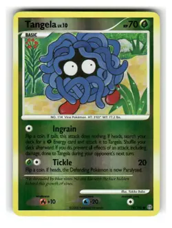 Tangela 78/100 Common Stormfront Pokemon Reverse Holo Lightly Played - Image 1