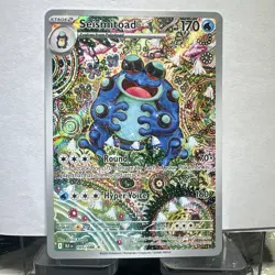 2025 Pokemon Scarlet & Violet Black Bolt Illustration Rare Seismitoad #105/086 - Image 1