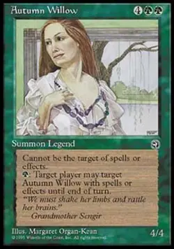 Autumn Willow - Light Play MTG Homelands - Image 1