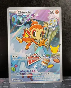 Pokemon First Partner Illustration Rare Turtwig Chimchar Piplup 30th Anniversary - Image 5