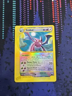 Pokemon Card Crobat 147/144 Reverse Holo Skyridge Holo Secret Rare - Image 1