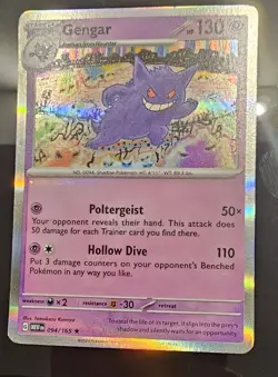 Gengar - 094/165 MEW Rare Pokemon SV: Scarlet & Violet 151 NM - Image 1
