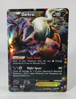 2012 Pokemon Darkrai EX #63/108 Dark Explorers Ultra Rare Night Spear LP - Image 1