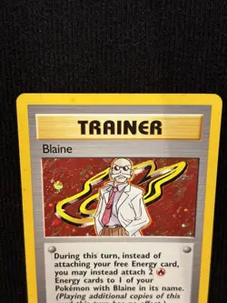 Pokemon Blaine Trainer Uncommon Gym Challenge 17/132 Eng 2000 Wizards - Image 5