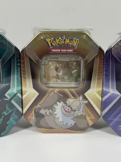 Pokemon Triple Whammy Tins x4 + X1 Xerneas Tin + X3 Surging Sparks & X2 Mini PF - Image 4