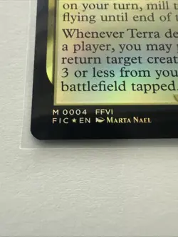 MTG Terra, Herald of Hope 0004 (Foil) Commander: Final Fantasy NM FIC - Image 2
