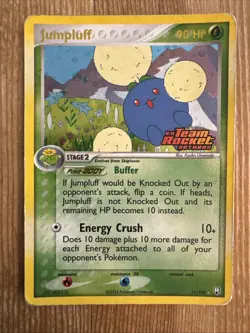 Jumpluff - 11/109 - Pokemon Ex Team Rocket Returns Reverse Holo Card HP - Image 1