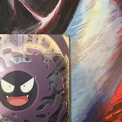 2000 Topps Chrome TV Animation Series #92 Gastly Pokemon Card - Image 3