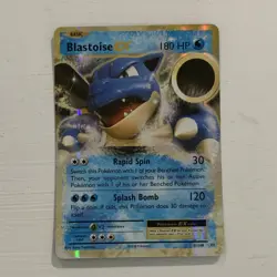 Pokemon Blastoise EX Evolutions Ultra Rare Holo 21/108 Basic 180 HP Card - Image 1